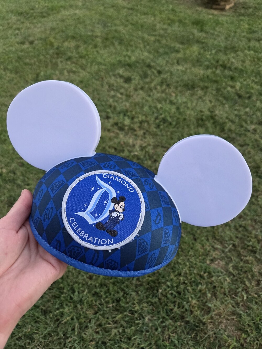 Disney Blue Diamond Celebration Light Up Mickey Ears Hat